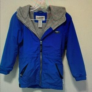 Kids Blue Hooded Jacket